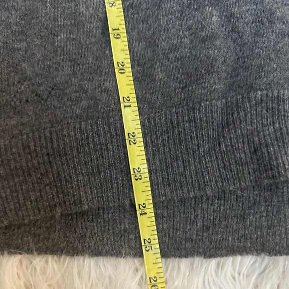 Zadig & Voltaire Cici Patch Cashmere Sweater L NWT Grey Lightening Bolt - Picture 12 of 16